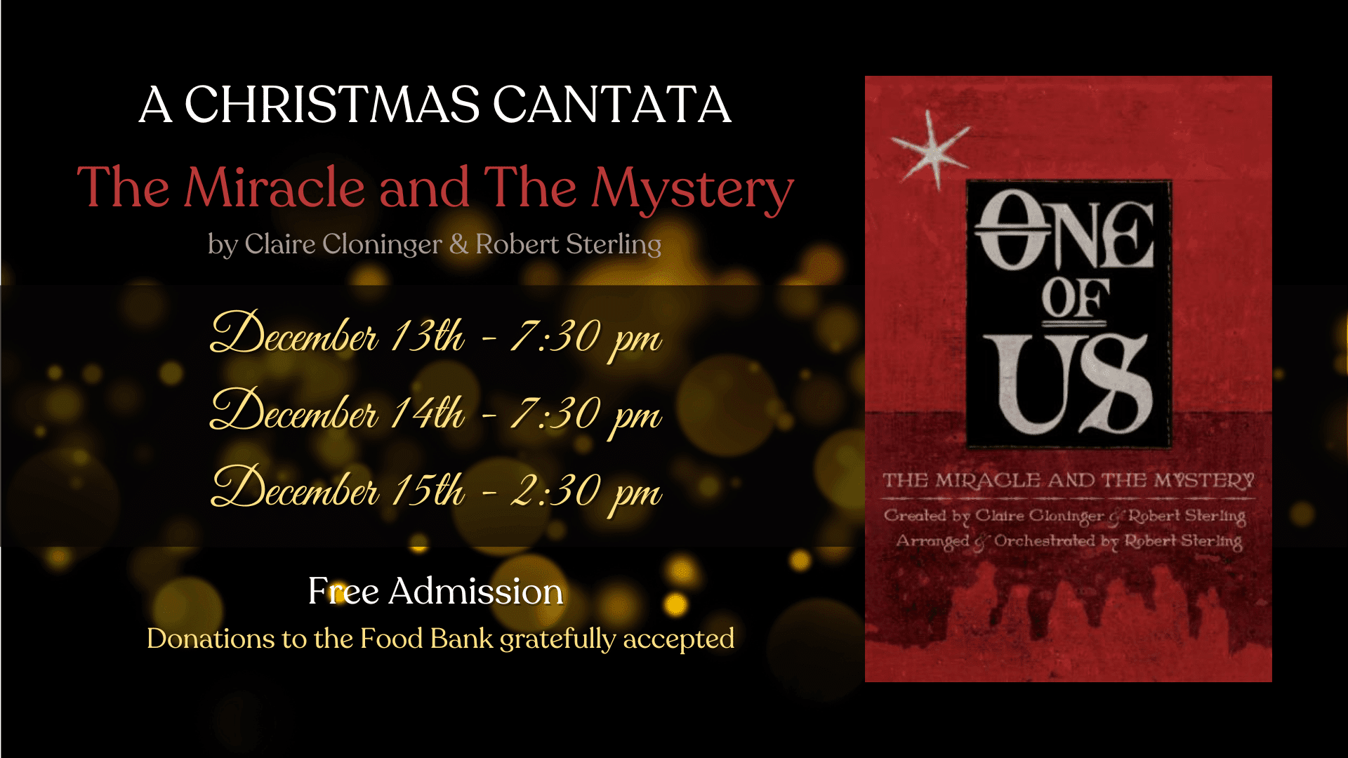 A Christmas Cantata - The Miracle and The Mystery